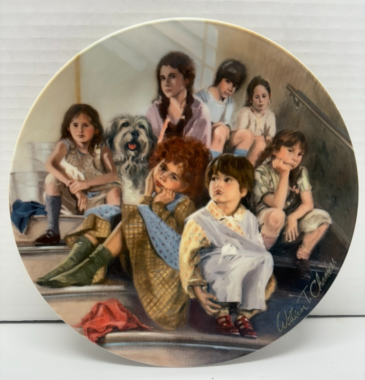 Annie &amp; the Orphans Knowles Bradford Exchange Porcelain Plate - $9.90