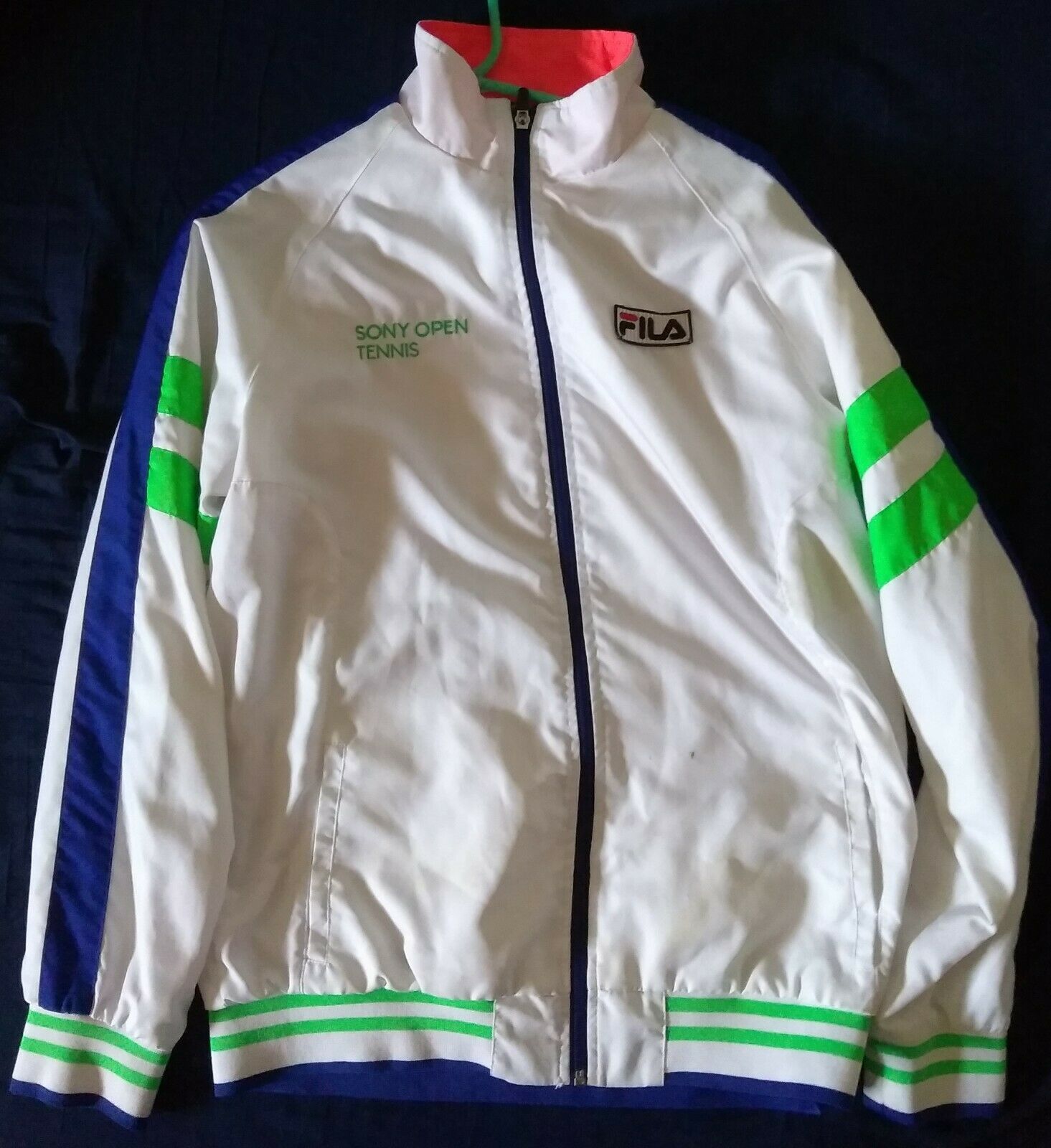 Fila Sony Open Tennis Womens Small Jacket Autographed Rafael Nadal - $148.49