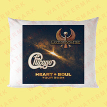 Chicago, Earth Wind &amp; Fire - Heart And Soul Tour 2024 Pillow Case - £20.40 GBP