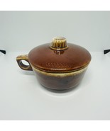 Vintage Hull Bowl &amp; Lid Beans Soups Chili Beef Stew Gravy Brown Ovenproo... - $15.49 CAD