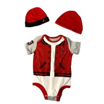 Air Jordan Boys Infant baby Size 6 9 months 3 piece set White Baseball uniform l - £15.59 GBP