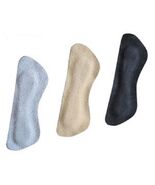 Coimbra Leather heel grips, one size fits all, 3 pair pack, gray, beige ... - $11.85