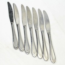 Oneida Joanne Dinner Knives Stainless 9.5&quot; Lot of 7 - £11.50 GBP