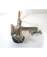 OB Vintage Fruit PRESS Grinder CAST IRON JUICER Tabletop w/ WOODEN HANDL... - $42.55