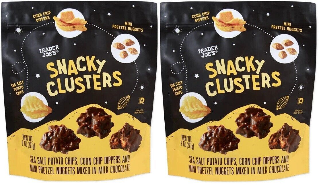 Primary image for 2x Trader Joe's Snacky Clusters 8oz Salty & Sweet Limited Seasonal 12/2024