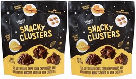 2x Trader Joe's Snacky Clusters 8oz Salty & Sweet Limited Seasonal 12/2024 - £17.51 GBP
