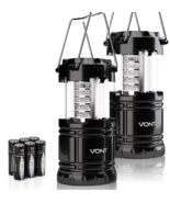 LED Camping Lantern, Super Bright Portable Survival Lanterns, 2 Pack, Ba... - $338.33 MXN