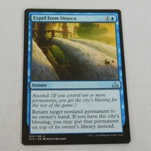 Expel from Orazca MTG 2018 Blue Instant 037/196 Rivals of Ixalan Uncommon Card - £1.17 GBP