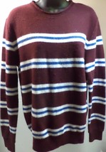 Gap Mens Pullover Casual Crew Neck Long Sleeve Sweater Size XS-XL Color Burgundy - £19.76 GBP