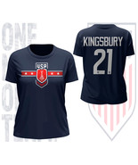 Aubrey Kingsbury US Soccer Team FIFA World Cup Women&#39;s Navy T-Shirt - £24.03 GBP+