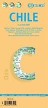 Chile - Laminated Borch Road Map - $21.69 CAD