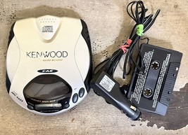 Kenwood Portable CD player Model DPC-X602 w/Leather Case, Cassette Adapter - £30.97 GBP