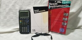 Clean &amp; Working TI-83 PLUS GRAPHING CALCULATOR MANUAL &amp; CABLE New Batter... - £17.33 GBP