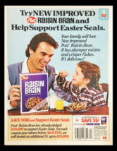 1984 Post Raisin Bran Circular Coupon Advertisement - $18.95