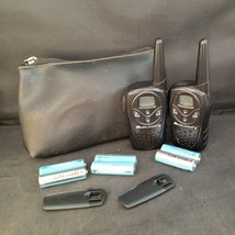 Set of 2 Midland LXT80  Radio Walkie Talkies + Clips + Free Batteries + Case - $9.99