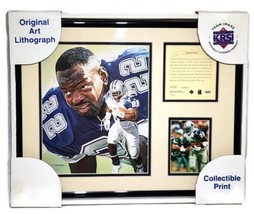 Emmitt Smith Dallas Cowboys Framed Lithograph Art Print NFL Photo Collag... - £11.69 GBP