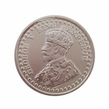 999 Solid Fine White Silver Coin George V King Emperor 10 gms Gift - $121.98