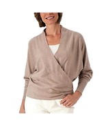 Encore by Idina Menzel Wrap Front Dolman Sweater MEDIUM (909) - £21.01 GBP