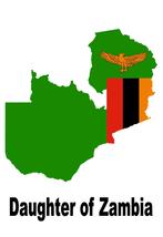Daughter of Zambia Zambian Country Map Flag Poster High Quality  - £5.51 GBP+