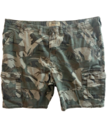 Wrangler Authentic Cargo Shorts Mens Size 50 Woodland Camo Canvas 9.5  I... - £10.88 GBP