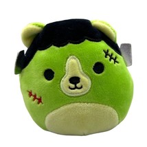 Len the Frankenstein 4&quot; Green Squishmallows Monster Halloween Plush Stuffed Toy - £8.94 GBP