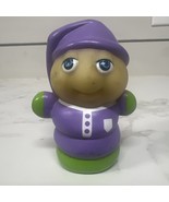 Vintage 1985 Glo Worm Friends Purple Pajamas 3&quot; Toy Figure Hasbro Playskool - $126.42 MXN