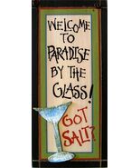 Welcome to Paradise Margarita 3D Wood Sign - $25.00