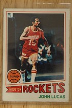 1977-78 TOPPS #58 JOHN LUCAS (RC) Rookie Houston Rockets Basketball Card - £3.29 GBP