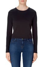 J BRAND Womens Top Carolina Long Sleeve Cosy Fit Black Size S JB002253 - £32.94 GBP