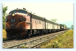 Postcard Train Locomotive Lehigh Valley F7 Number 516 Alpine New York - £3.36 GBP