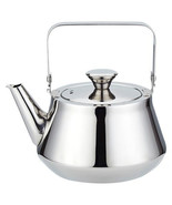 1.3 Quart stainless steel teapot with Infuser A modern, minimalist style - $98.09