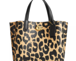 COACH Willow Tote 24 Crossbody Leopard Print Leather Satchel ~NWT~ CM533 - £193.28 GBP