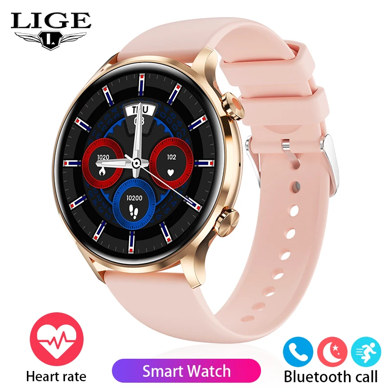 Smart Watch Women Men Custom Watch Face Bluetooth Connect Calling Bracel... - $72.45