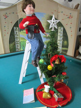 William Tung Hank Doll And The Christmas Tree 17&quot; New Original - £84.66 GBP