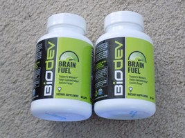 Lot of (2) BioDev Brain Fuel For Memory Concentration Focus 60 Caps - $19.75