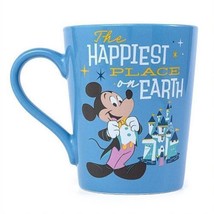 New Disneyland 65th Anniversary Coffee Mug By Funko Mickey Mouse Light Blue 2020 - $24.74