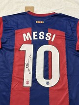 Leo Messi Signed F.C. Barcelona Soccer Jersey COA - £401.33 GBP