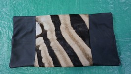 Real Zebra Skin Pillow Case 20x11 inches real zebra hide leather pillow case - £124.04 GBP