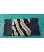 Real Zebra Skin Pillow Case 20x11 inches real zebra hide leather pillow ... - £124.63 GBP