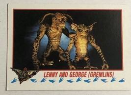 Gremlins 2 A New Batch Trading Card 1990 White  #8 Lenny And George - $1.97
