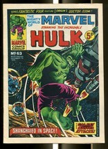 Mighty World Of Marvel #63 1973-HULK-FANTASTIC FOUR-KIRBY-UK Comic Fn - £34.63 GBP