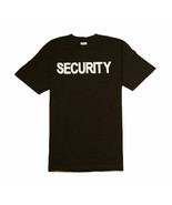 6XL BLACK SECURITY BOUNCER STAFF GUARD SHIRT UNIFORM CONCERT CLUB EVENT - $26.47 CAD