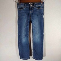 Jordache Jeans Girls Size 6 Skinny Stretch Denim Dark Blue - $5.49