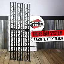 3-PACK Stage Mount Triangle Truss Extension by GRIFFIN | 5Ft Trussing Se... - $304.84