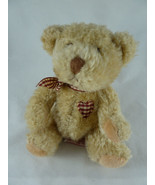 Vintage Russ Berrie True Heart Bear 5&quot; Sitting size beige - $14.14 CAD