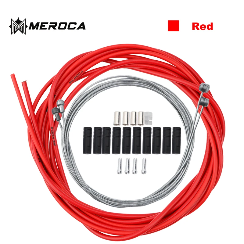 MEROCA Mountain Bike ke / Speed Shift Cable Kit 2m 2.5m Road Bike BMX High Quali - £96.94 GBP