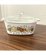 VTG Corning Ware A-1 1/2-B Spice Of Life L&#39;Echalote 1.5 Qt Casserole Dis... - $47.52 CAD