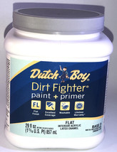Dutch Boy DB582-09 Dirt Fighter Flat Interior Latex Paint+Primer,Base D,... - £54.49 GBP