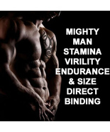HAUNTED DIRECT BINDING OF THE MIGHTY MAN STAMINA SIZE &amp; ENDURANCE MAGICK  - $2,125.67 MXN