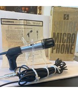 Vintage SHURE 515SA Unidyne B DYNAMIC Microphone Mic 15&#39; Cable - £98.06 GBP